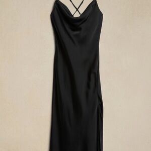 Banana Republic Satin Midi Slip Dress NWT